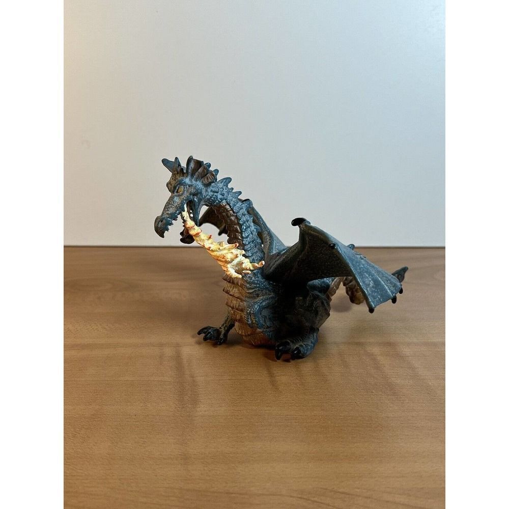 Papo Fire Breathing Dragon Figure Medieval Fantasy Toy
